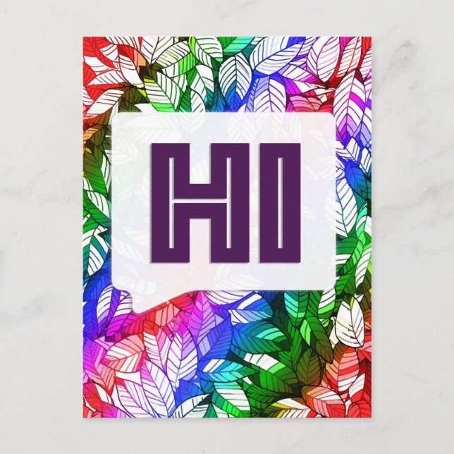 Cartão Postal Diga oi (Frente)