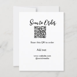 Cartão Postal Digitalizar para fazer a varredura do código QR ad