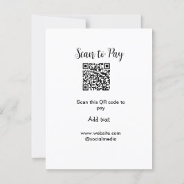 Cartão Postal Digitalizar para pagar digitalização código QR adi