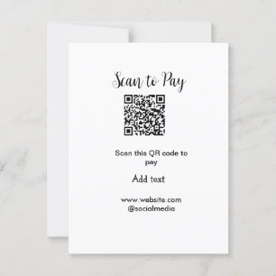Cartão Postal Digitalizar para pagar digitalização código QR adi