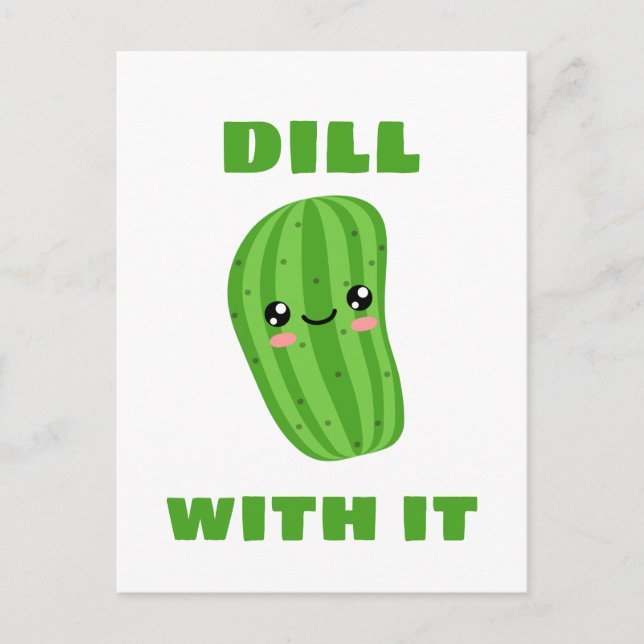 Cartão Postal Dill com ele (Frente)