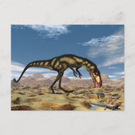 Cartão Postal Dilong dinossaur - renderização 3D