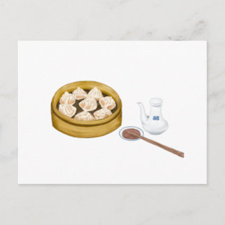 Cartão Postal Dim Sum | XiaoLongBao | 小笼包