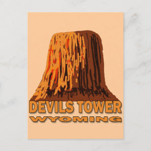 CARTÃO POSTAL DIMENSIONA A TORRE WYOMING
