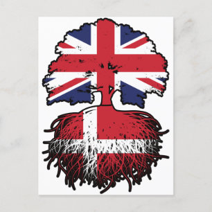 Cartão Postal Dinamarca Reino Unido Reino Unido Reino Unido