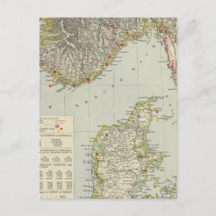 Cartão Postal Dinamarca, Sul da Noruega