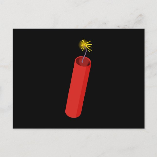 Cartão Postal dinamite dinamite (Frente)