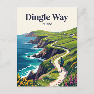Cartão Postal Dingle Way Irlanda