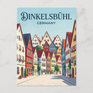 Cartão Postal Dinkelsbühl Alemanha