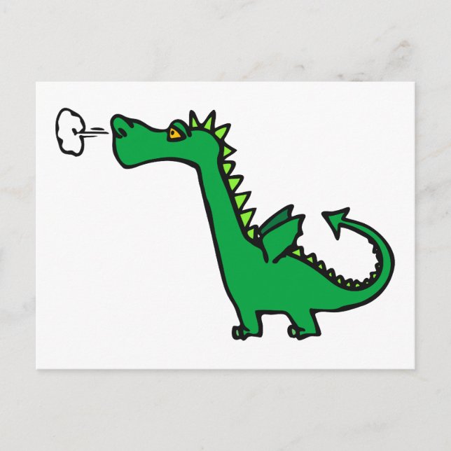 Cartão Postal Dinossauro (Frente)
