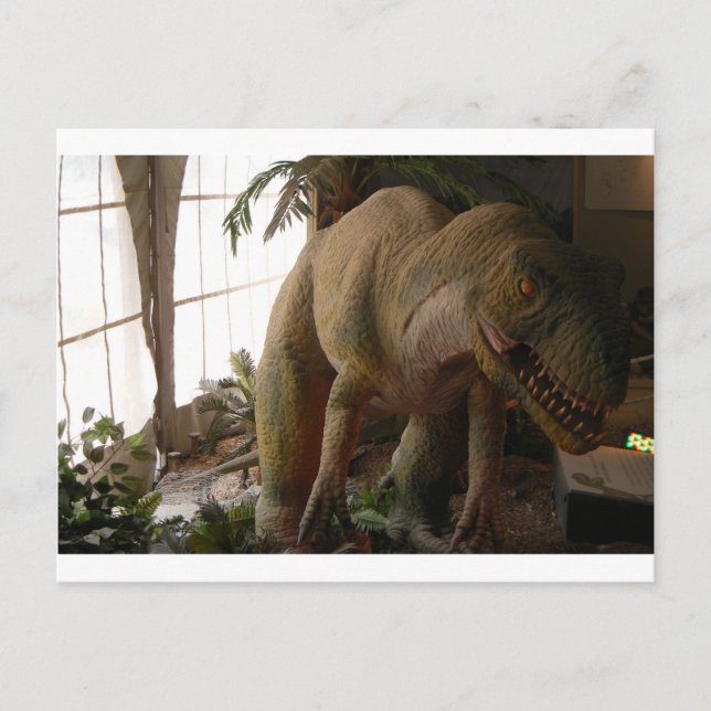Cartão Postal dinossauro (Frente)