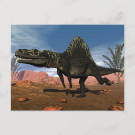 Cartão Postal dinossauro Arizonasaurus - renderização 3D