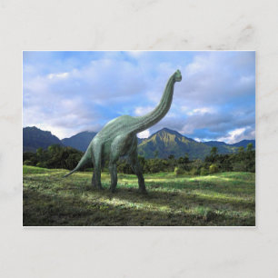 Cartão Postal Dinossauro Brachiosaurus
