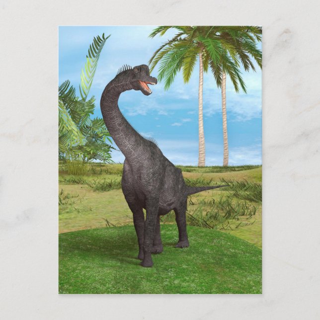 Cartão Postal Dinossauro Brachiosaurus (Frente)