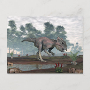 Cartão Postal Dinossauro de Archaeoceratops