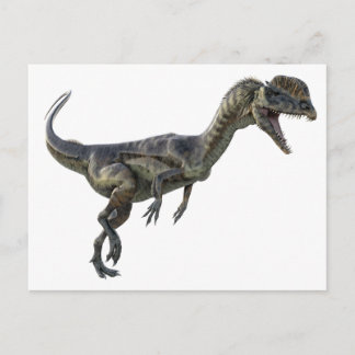 Cartão Postal Dinossauro do Dilophosaurus