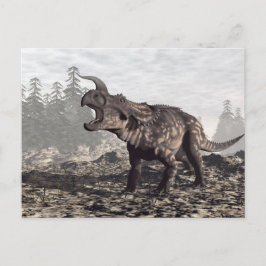 Cartão Postal dinossauro Einiossauro - renderização 3D