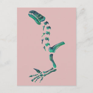 Cartão Postal Dinossauro Iguanodonte Opala