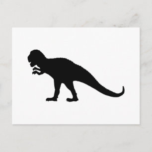 Cartão Postal Dinossauro Negro
