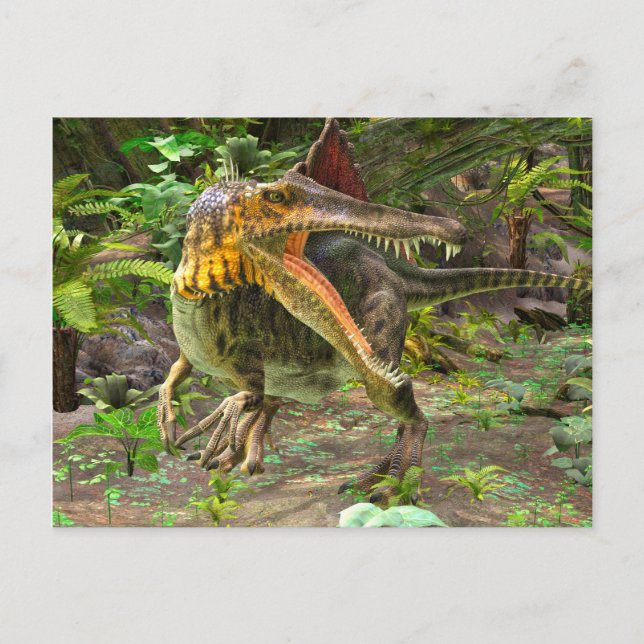 Cartão Postal Dinossauro Spinosaurus (Frente)