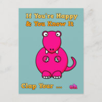 Dinossauro T-rex não consegue bater Piada engraçad