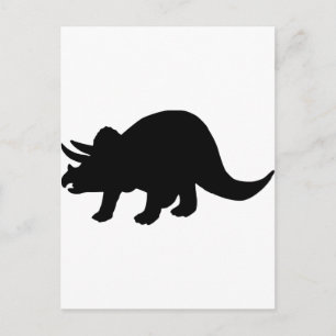 Cartão Postal Dinossauro - Tricerátops