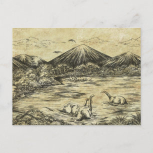 Cartão Postal Dinossauros