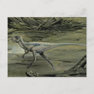 Cartão Postal Dinossauros Vintage, um Hypsilophodon Cretáceo