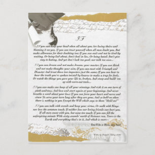 Cartão Postal Diploma de Graduação IF por Rudyard Kipling