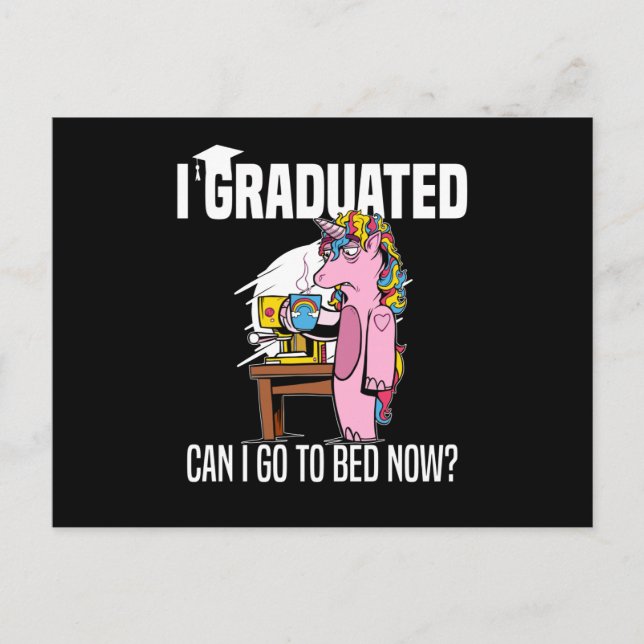 Cartão Postal Diploma do Segundo grau de Graduação do Ensino Méd (Frente)