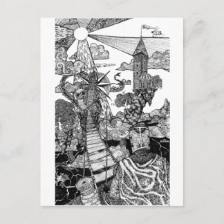 Cartão Postal Direção direita