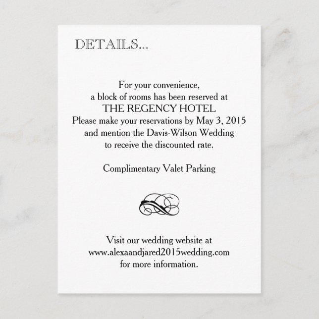 Cartão Postal Direções e Detalhes Inserir Placa (Frente)