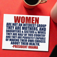 Direitos das Mulheres Citação Obama