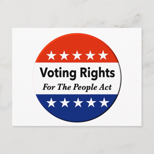 Cartão Postal Direitos De Voto Para A Lei Pessoas (Frente)