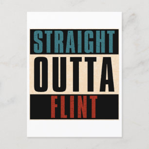 Cartão Postal Direto de Flint Michigan MI
