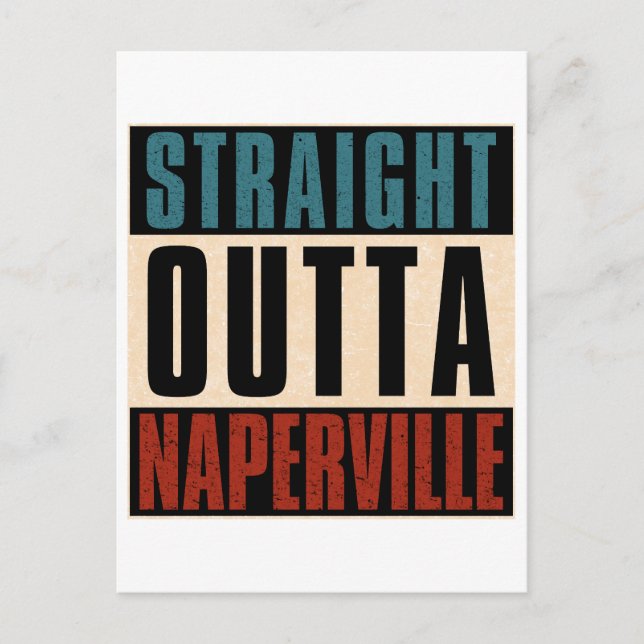 Cartão Postal Direto de Naperville Illinois IL (Frente)