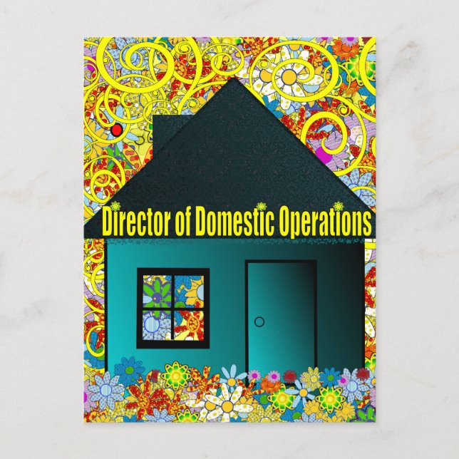 Cartão Postal Diretor de Operações Domésticas (Frente)