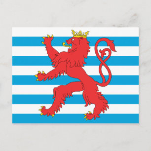 Cartão Postal Dirigente Civil Do Luxemburgo, Bandeira Da Lituân