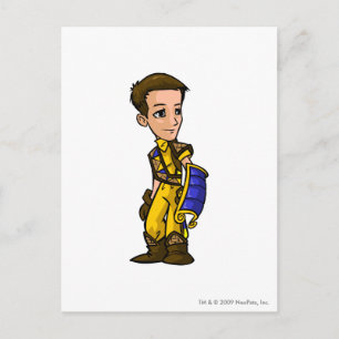 Cartão Postal Dirigíveis Jogador de Funcionarios do Deserto Per