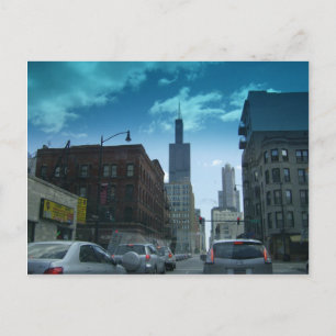 Cartão Postal Dirija pelo centro de Chicago