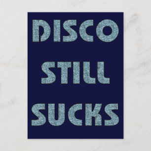 Cartão Postal Disco ainda é uma droga