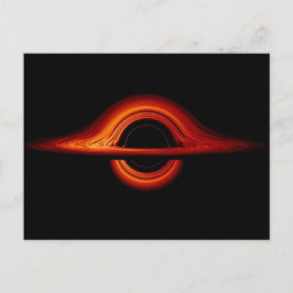Cartão Postal Disco de Autenticação do Buraco Negro