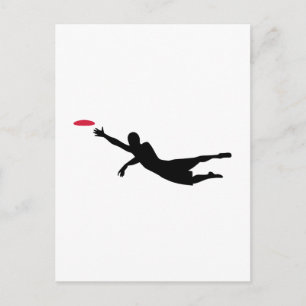 Cartão Postal Disco golf frisbee