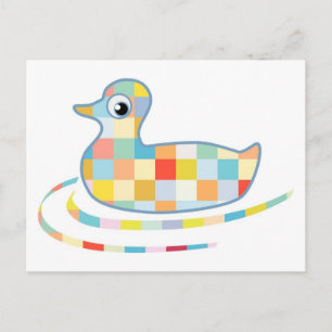 Cartão Postal Disco Rubber Ducky