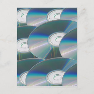 Cartão Postal Discos de DVD