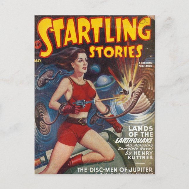 Cartão Postal Discos de Perigo (Frente)