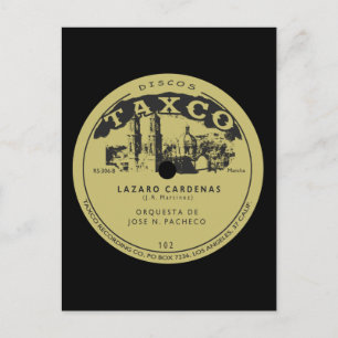 Cartão Postal Discos Taxco