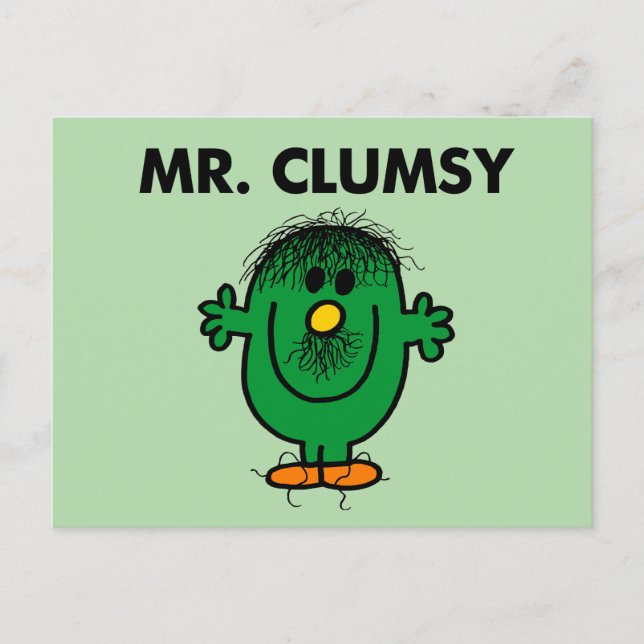 Cartão Postal Disheveled Mr Clumsy (Frente)