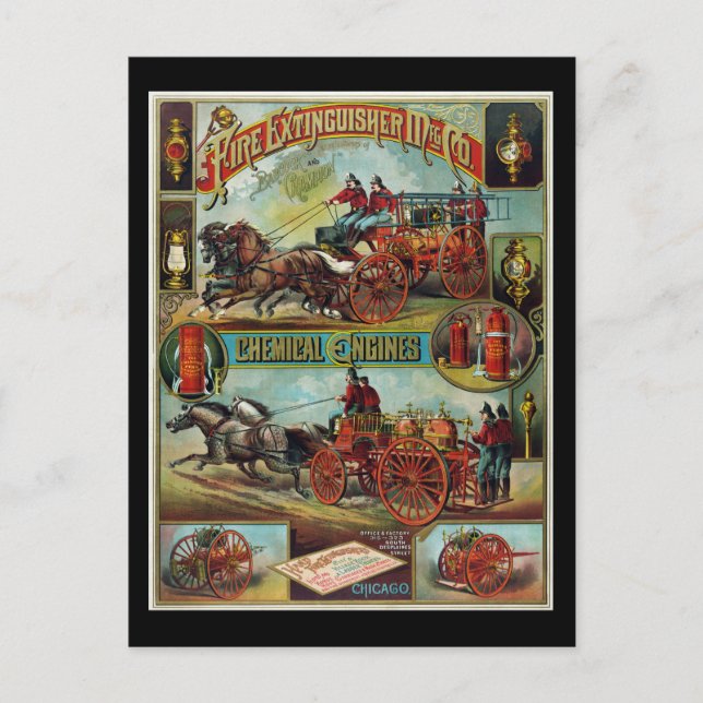 Cartão Postal Disparador De Fogo Mfg. Co. (Frente)