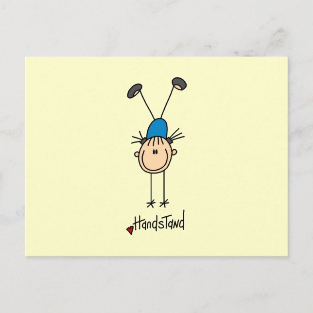 Cartão Postal Dispositivos de mão do ginasta (Frente)